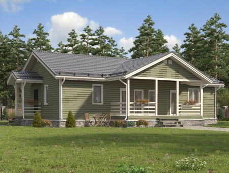 Сириус 2. Каркасный дом 11.5х15 м., 156 кв.м.