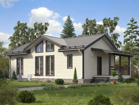 Достоевский 2. Каркасный дом 7х14 м., 94 кв.м.