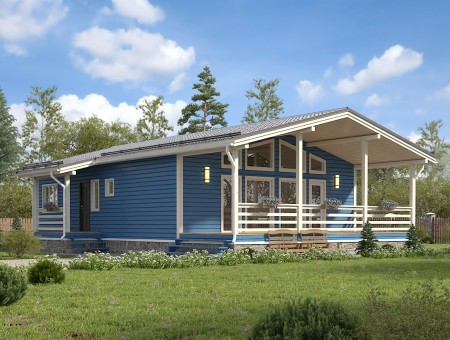 Невский 2. Каркасный дом 9х15 м., 139 кв.м.
