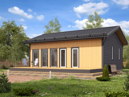 Ривьера. Каркасный дом 9х10 м., 90 кв.м.