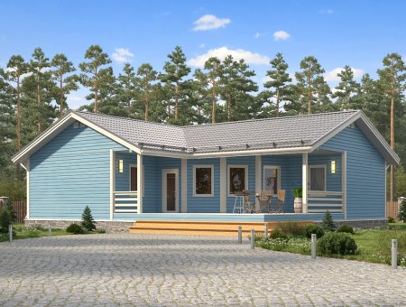 Русский. Каркасный дом 12х14 м., 171 кв.м.