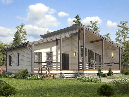 Бонапарт. Каркасный дом 10х12 м., 114 кв.м.