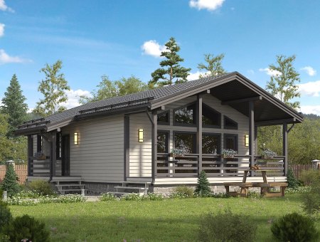 Невский. Каркасный дом 8х12 м., 100 кв.м.