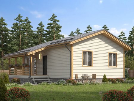 Арктика. Каркасный дом 9х10 м., 82 кв.м.