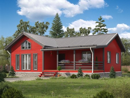 Апрель 2. Каркасный дом 10х12 м., 120 кв.м.