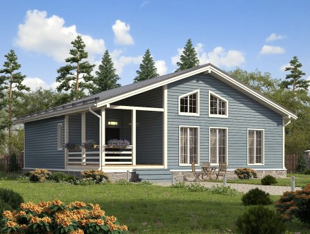 Фамилия 2. Каркасный дом 12х12 м., 144 кв.м.