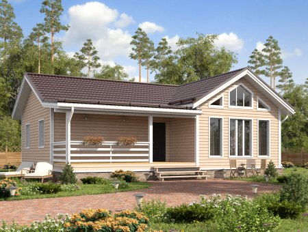 Магелан 3. Каркасный дом 10х12 м., 120 кв.м.