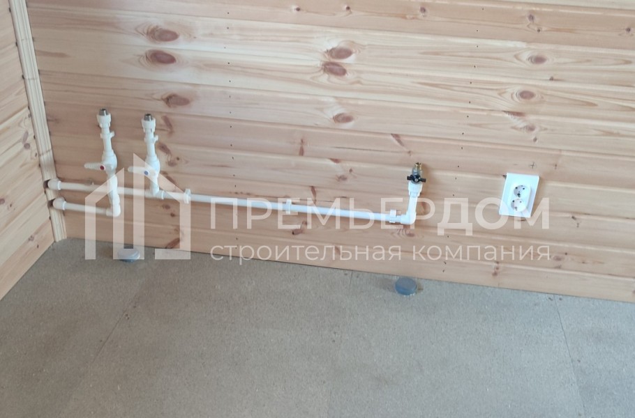 Фото со стройплощадок - Каркасный дом 6х9 м.