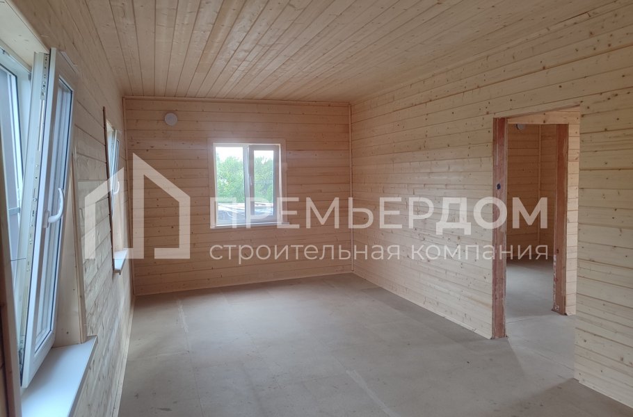 Фото со стройплощадок - Каркасный дом 7,5х7,5 м.