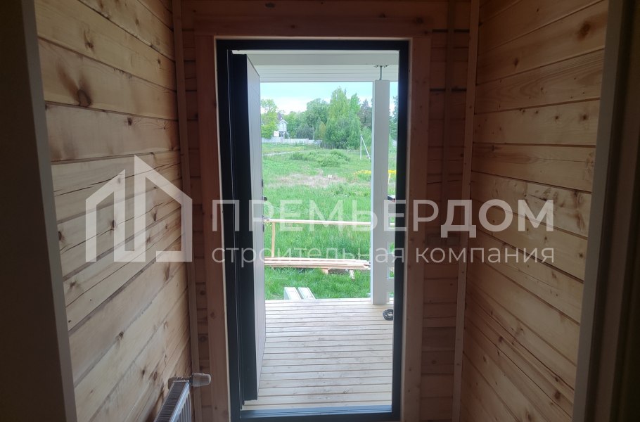 Фото со стройплощадок - Дом из бруса 9х10 м.