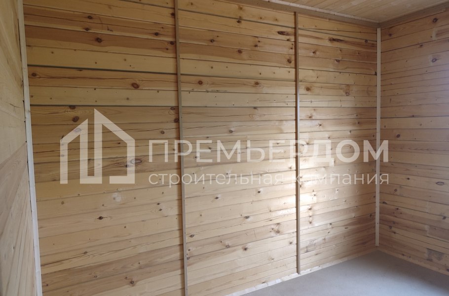 Фото со стройплощадок - Дом из бруса 9х10 м.
