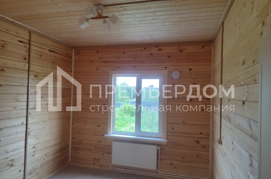 Фото со стройплощадок - Дом из бруса 9х10 м.