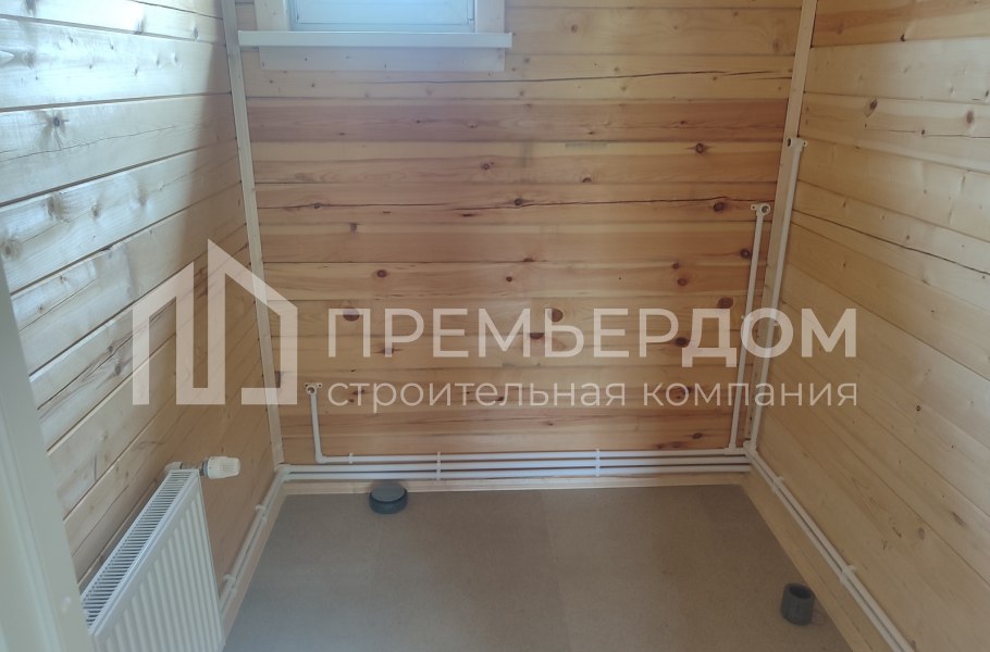 Фото со стройплощадок - Дом из бруса 9х10 м.