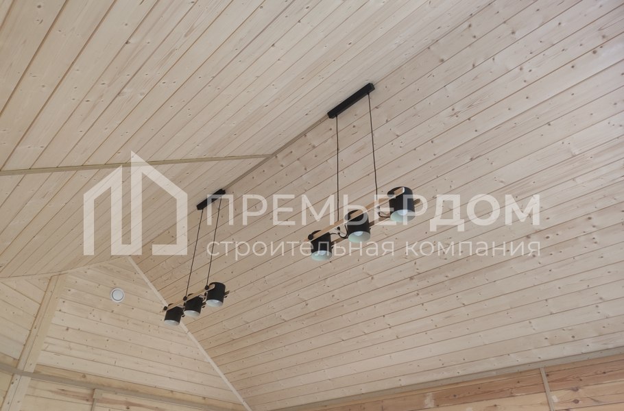 Фото со стройплощадок - Дом из бруса 9х10 м.