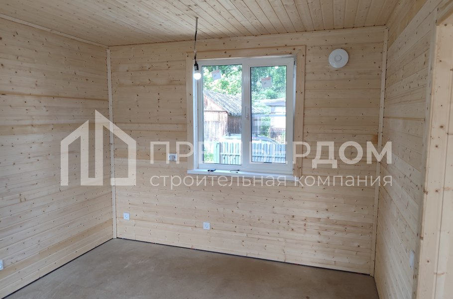 Фото со стройплощадок - Каркасный дом 7х9 м.