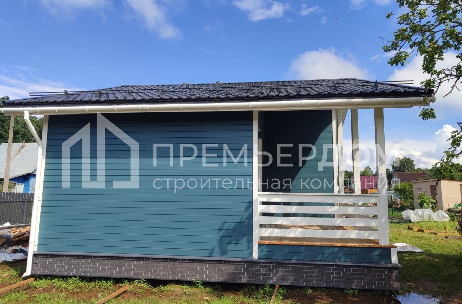 Фото со стройплощадок - Каркасный дом 7х9 м.