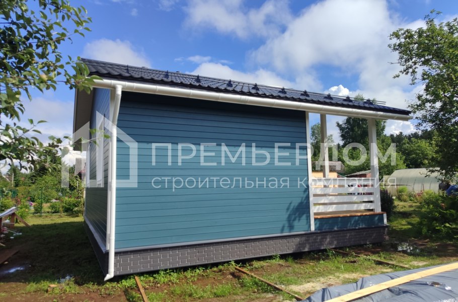 Фото со стройплощадок - Каркасный дом 7х9 м.