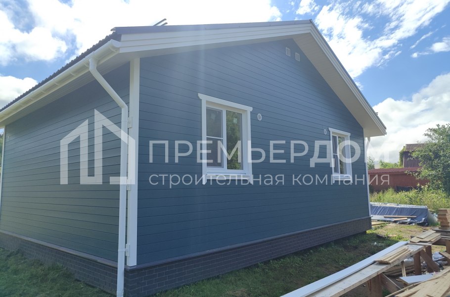 Фото со стройплощадок - Каркасный дом 7х9 м.