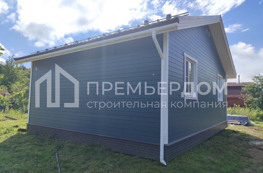 Фото со стройплощадок - Каркасный дом 7х9 м.