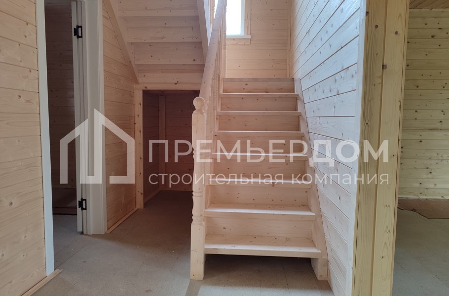 Фото со стройплощадок - Каркасный дом 7,5х7,5 м.
