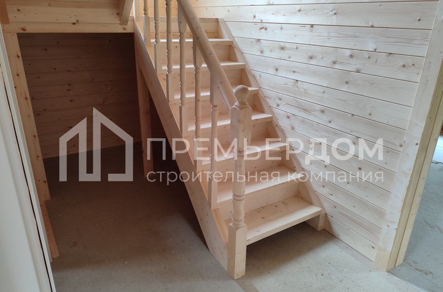Фото со стройплощадок - Каркасный дом 7,5х7,5 м.
