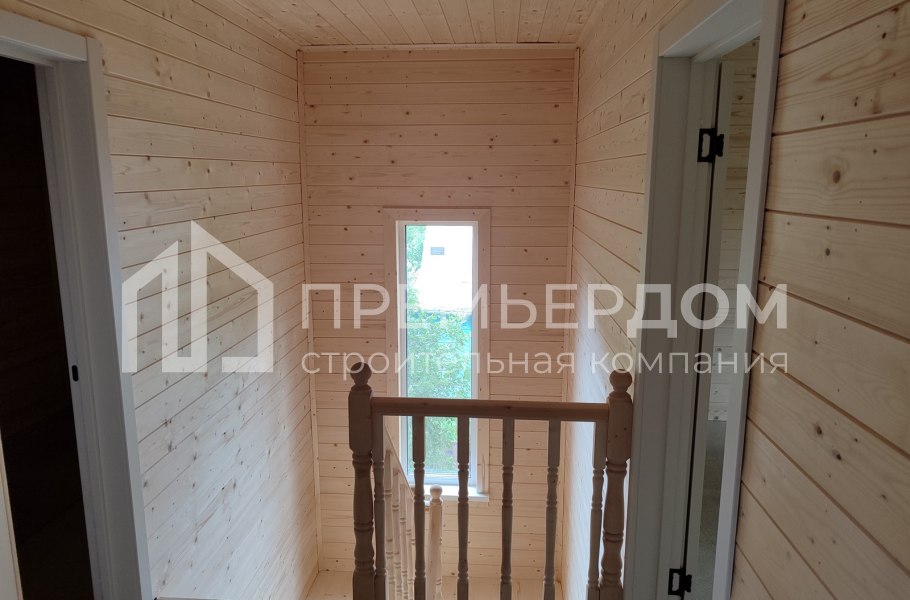 Фото со стройплощадок - Каркасный дом 7,5х7,5 м.