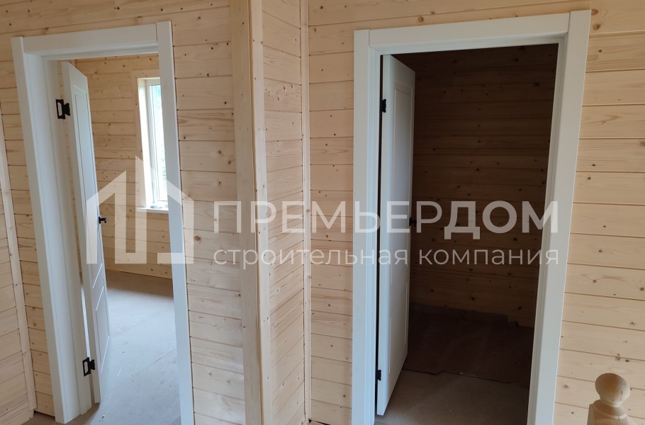 Фото со стройплощадок - Каркасный дом 7,5х7,5 м.