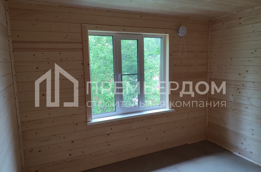 Фото со стройплощадок - Каркасный дом 7,5х7,5 м.