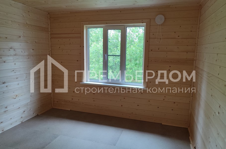Фото со стройплощадок - Каркасный дом 7,5х7,5 м.