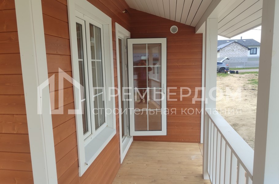 Фото со стройплощадок - Каркасный дом7,5х12 м.