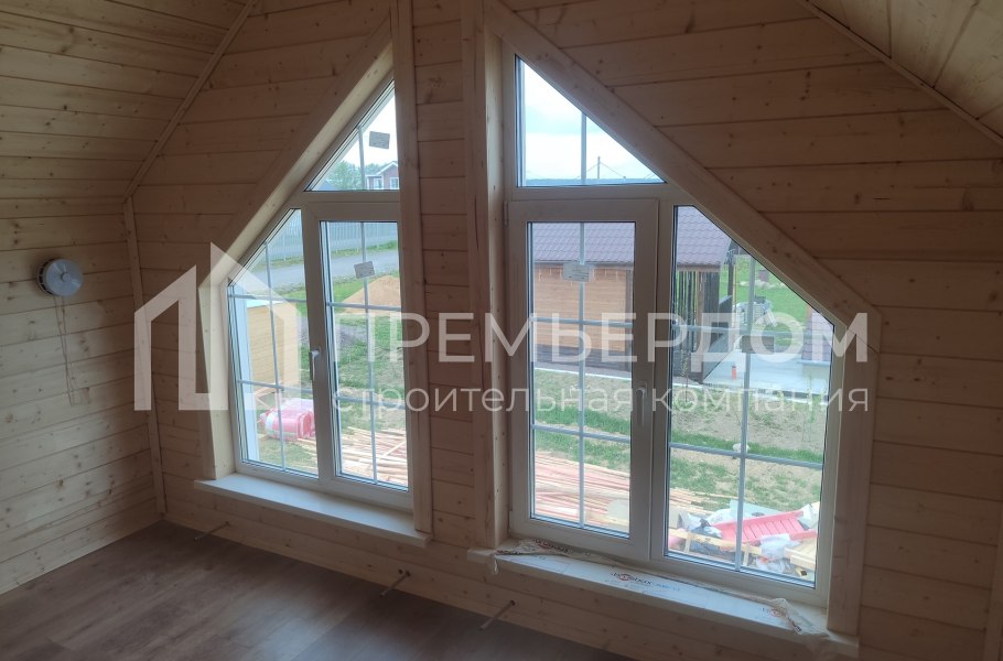 Фото со стройплощадок - Каркасный дом7,5х12 м.