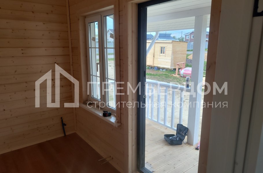 Фото со стройплощадок - Каркасный дом7,5х12 м.
