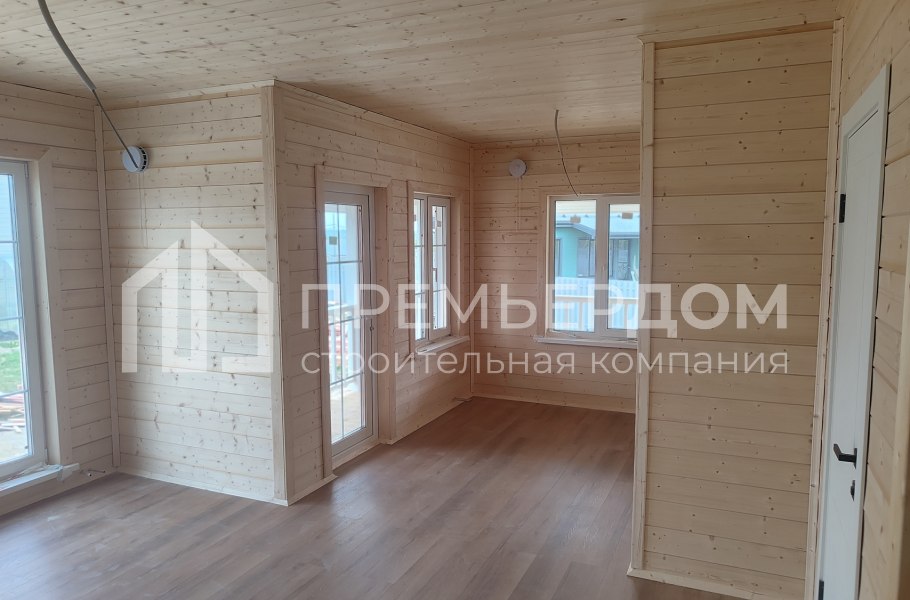 Фото со стройплощадок - Каркасный дом7,5х12 м.
