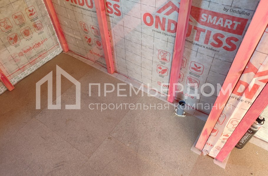 Фото со стройплощадок - Каркасный дом 8,5х13 м.