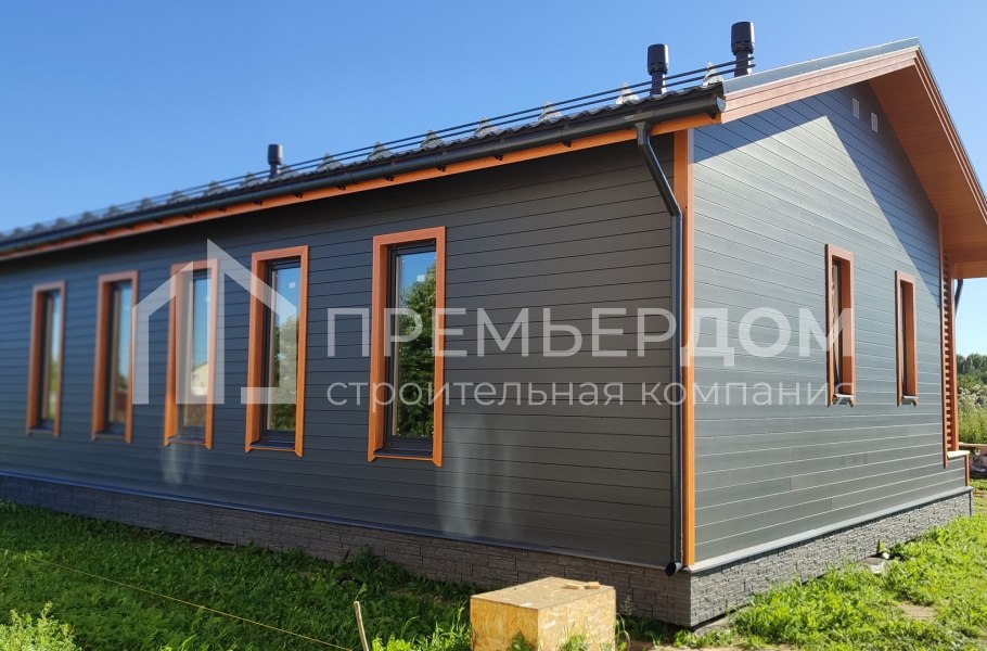 Фото со стройплощадок - Каркасный дом 8,5х13 м.