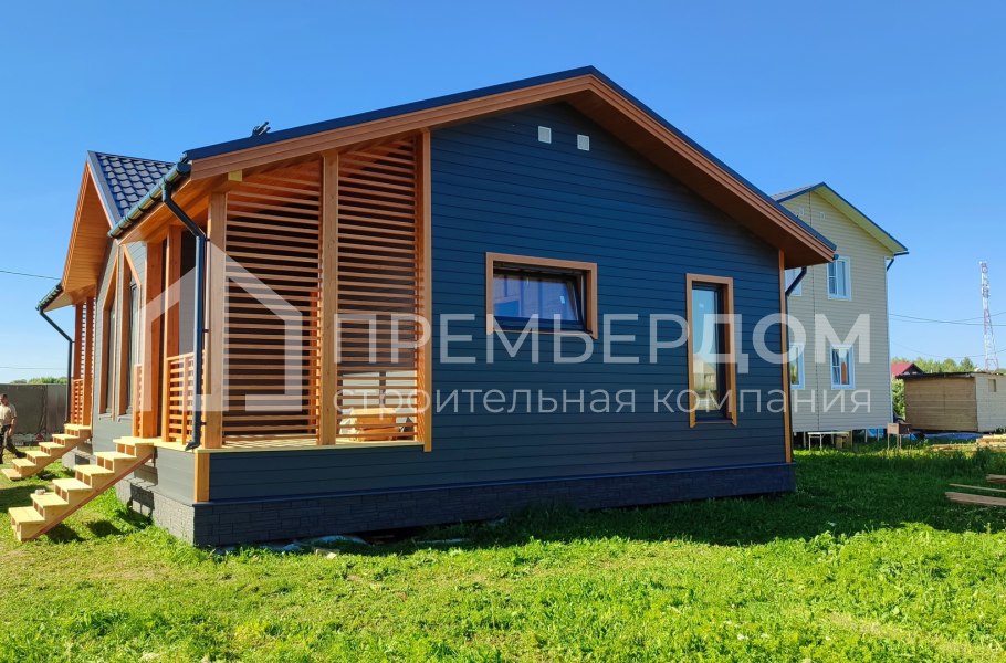 Фото со стройплощадок - Каркасный дом 8,5х13 м.