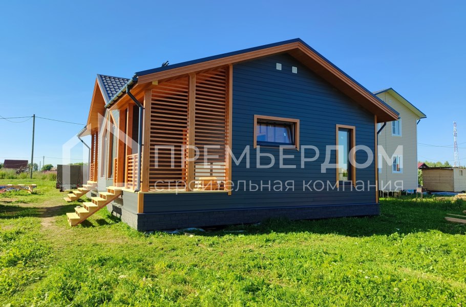 Фото со стройплощадок - Каркасный дом 8,5х13 м.