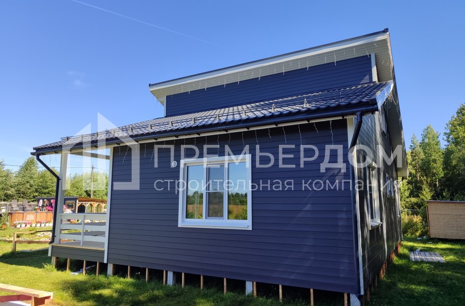 Фото со стройплощадок - Каркасный дом 9х12 м.
