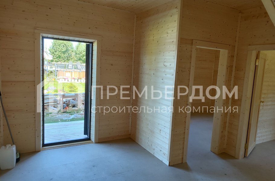Фото со стройплощадок - Каркасный дом 9х12 м.