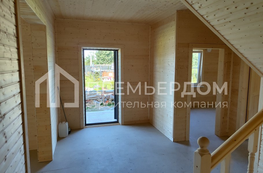 Фото со стройплощадок - Каркасный дом 9х12 м.