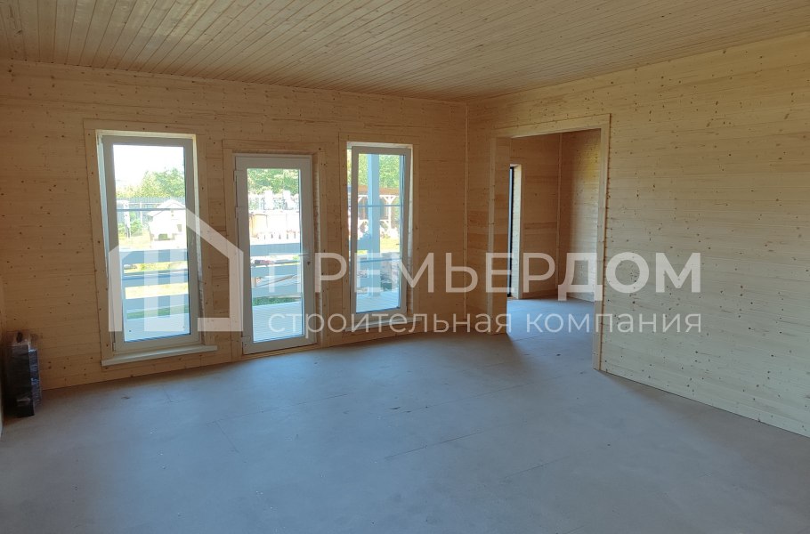 Фото со стройплощадок - Каркасный дом 9х12 м.
