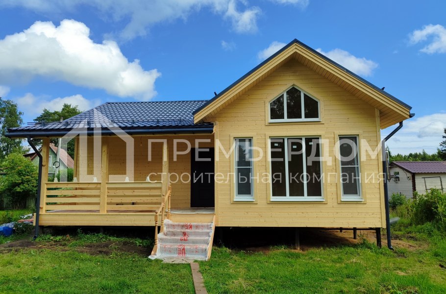 Фото со стройплощадок - Каркасный дом 9х10 м.