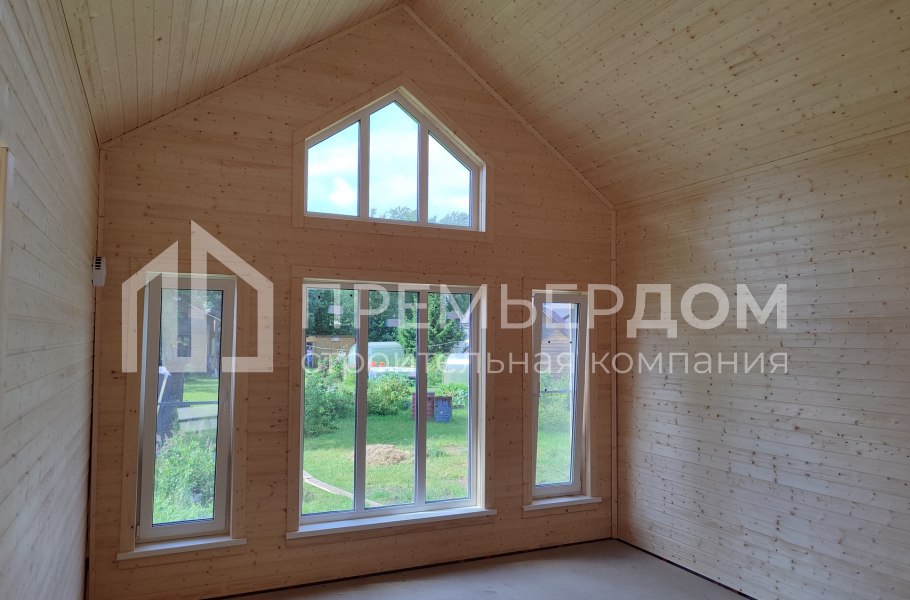 Фото со стройплощадок - Каркасный дом 9х10 м.