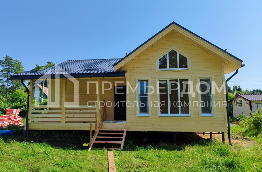 Фото со стройплощадок - Каркасный дом 9х10 м.