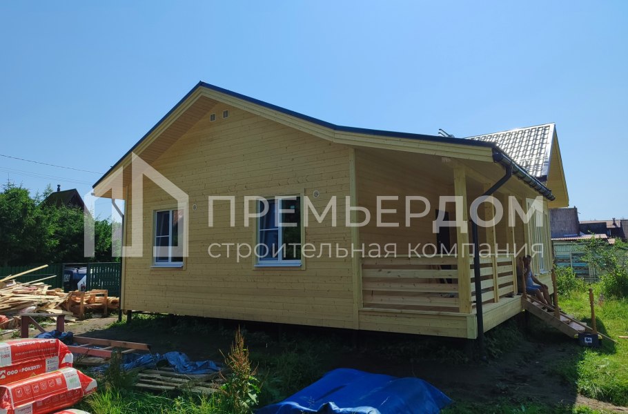 Фото со стройплощадок - Каркасный дом 9х10 м.