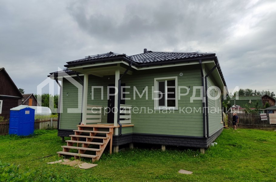 Фото со стройплощадок - Каркасный дом 8,5х12 м.