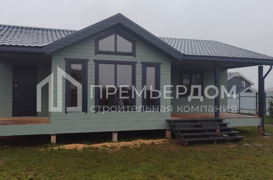 Фото со стройплощадок - Дом из бруса 8,5х11 м.