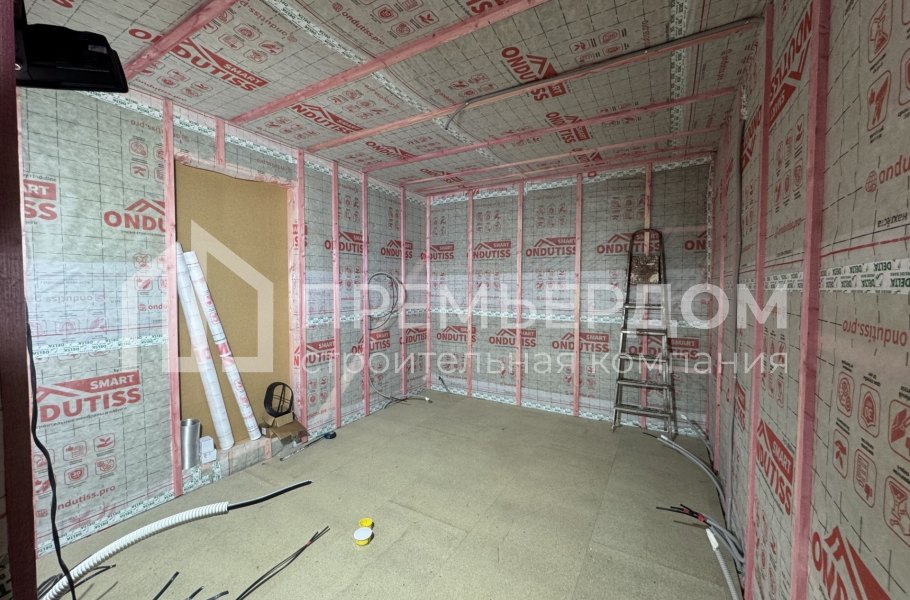 Фото со стройплощадок - Каркасный дом 10х11 м.