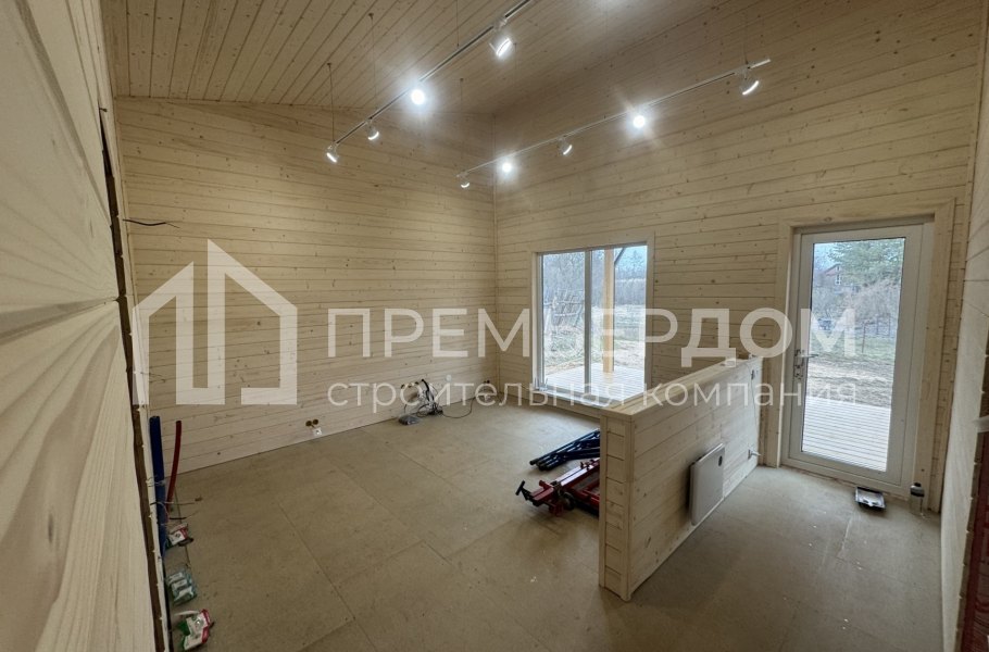 Фото со стройплощадок - Каркасный дом 10х11 м.