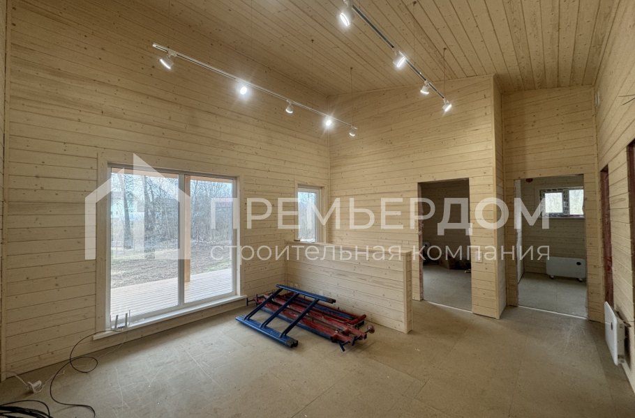 Фото со стройплощадок - Каркасный дом 10х11 м.